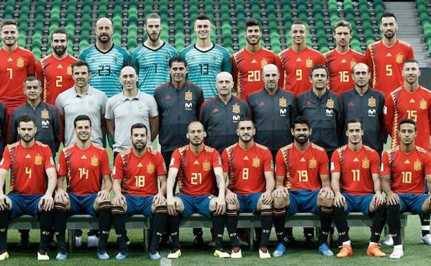 España repite la foto oficial