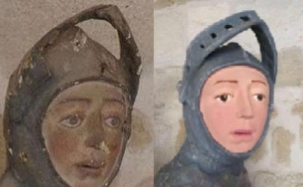 La restauración del San Jorge de Estella de Navarra, el nuevo 'Ecce Homo'
