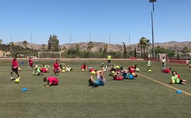 Nueva moda en los campus de fútbol: caerse como Neymar