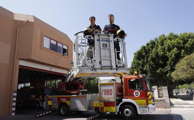 «Solo pensaba en que la niña no se relajara y se soltara del balcón al vernos»