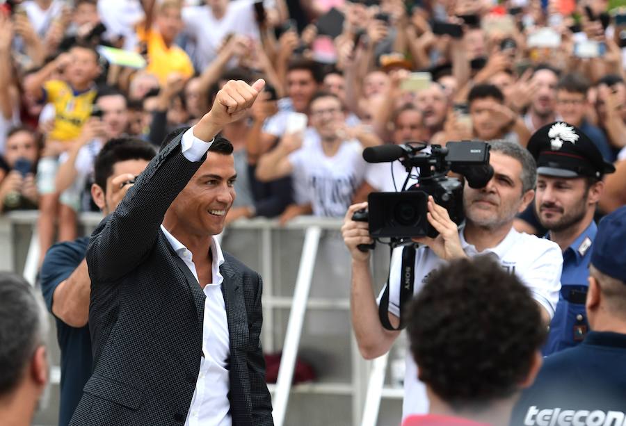 Cristiano enfervoriza a los 'tifosi' de la Juventus