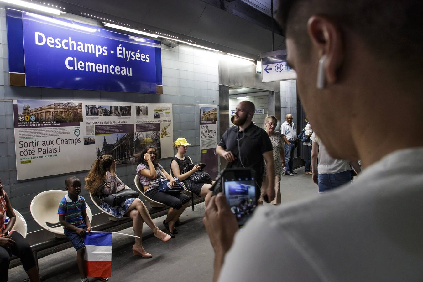 El Metro de París, estaciones en honor al Mundial