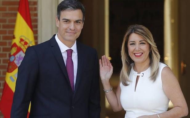 Susana Díaz confía en un gesto de Pedro Sánchez con Andalucía en su cita en Moncloa | Diario Sur