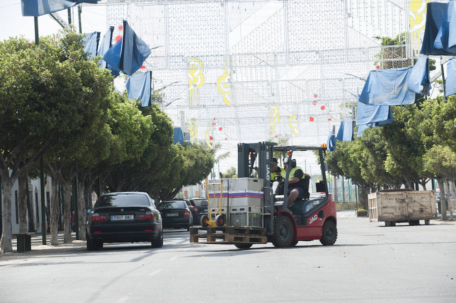 El Real del Cortijo de Torres se prepara para la Feria de Málaga