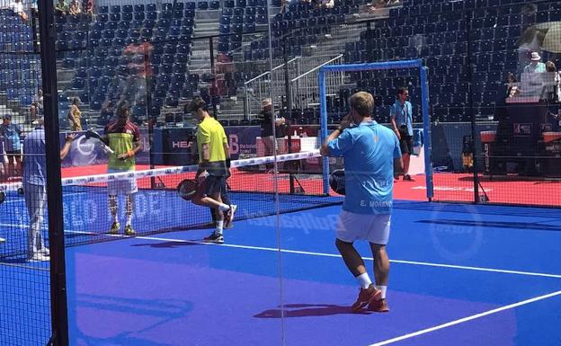 Ernesto Moreno da la primera alegría para el pádel malagueño en el World Padel Tour