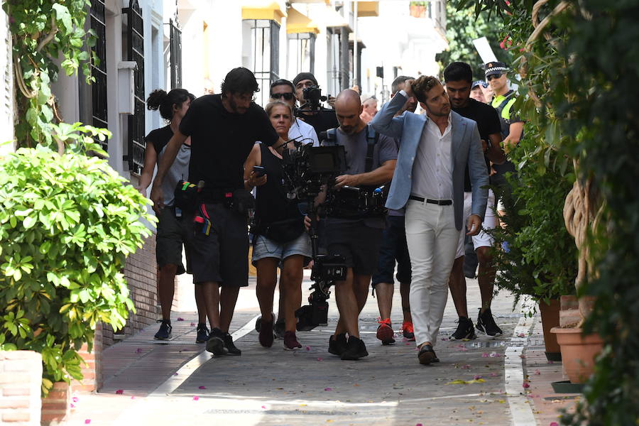 David Bisbal graba en Marbella su nuevo videoclip