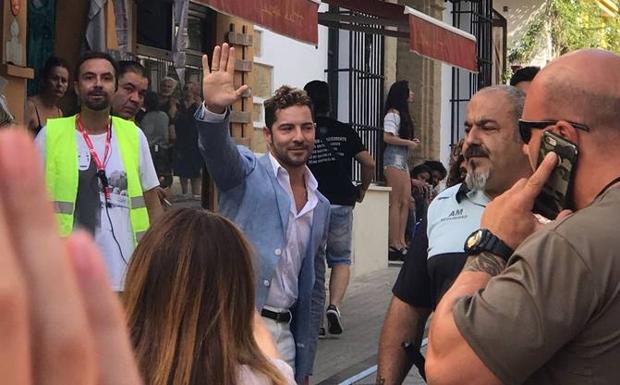 David Bisbal graba en Marbella su nuevo videoclip