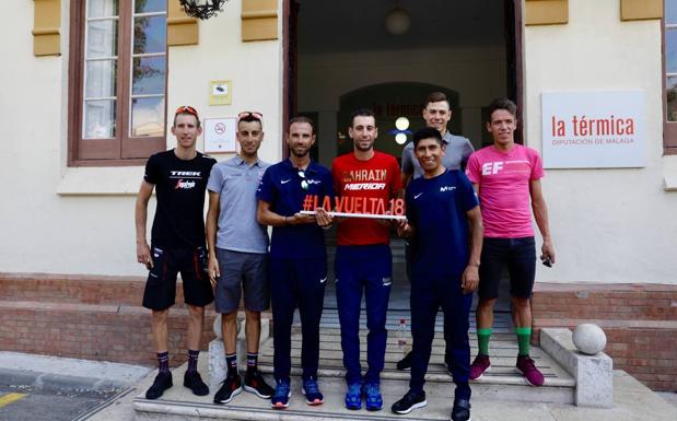 Los 'gallos' de La Vuelta España 2018, listos para la acción en Málaga