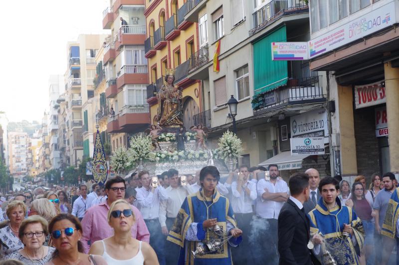 Traslado de la Virgen de la Victoria, Patrona de Málaga, hasta la Catedral para la celebración de su anual novena