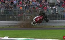 Escalofriante accidente de Ericsson en Monza
