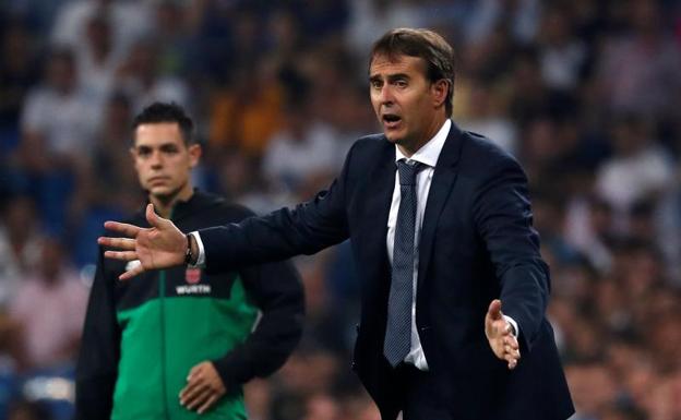 Lopetegui: «Que Courtois haya sido titular es una decisión para hoy»