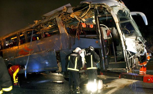 El accidente de los turistas finlandeses, entre los 20 siniestros de autobús más graves de este siglo en España