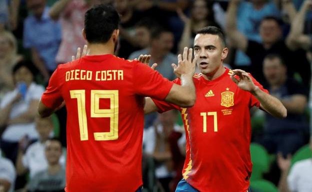 Iago Aspas sustituye a Diego Costa en la selección