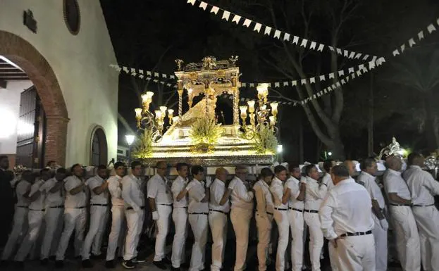 Procesión de la Virgen de la Peña en Mijas.