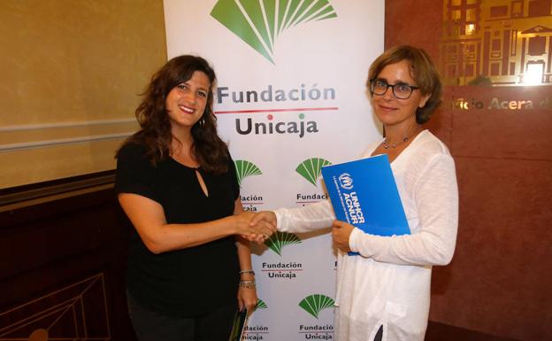 Acnur escolarizará a jóvenes refugiados con la ayuda de la Fundación Unicaja