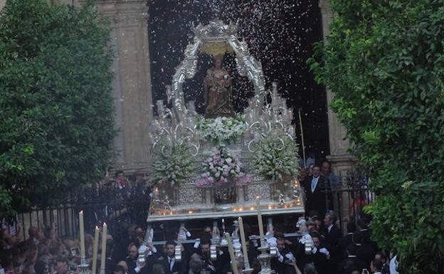 La Patrona de Málaga regresará a su santuario este viernes por la tarde