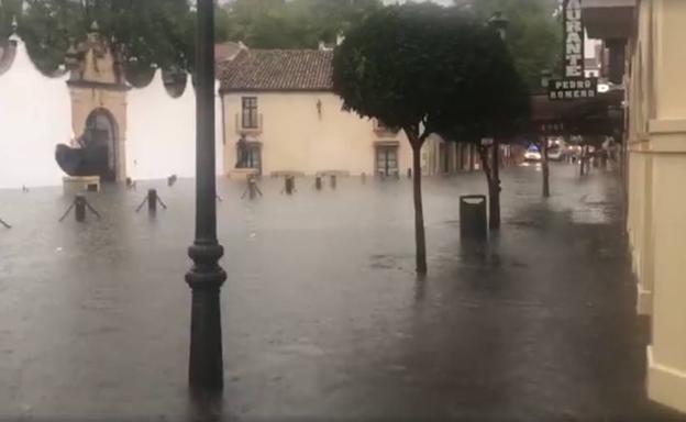 Cae una tromba en Ronda y deja 45 litros en menos de una hora