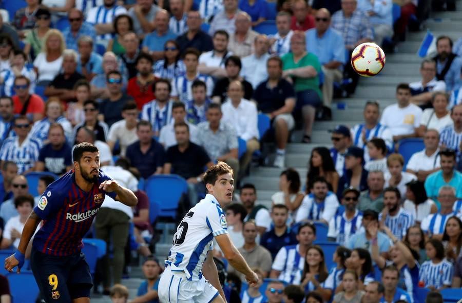 Las mejores imágenes del Real Sociedad-Barcelona