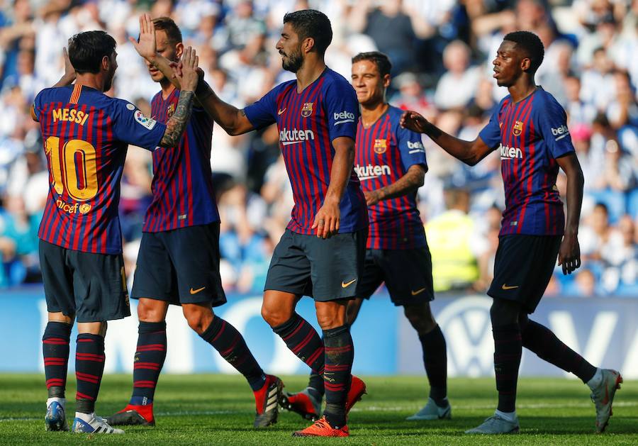 Las mejores imágenes del Real Sociedad-Barcelona