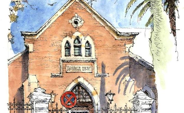 Málaga a trazos: El reflejo perdido del Hospital Noble