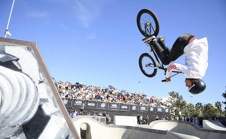 Lo mejor de los 'riders' de la Vans BMX Pro Cup en Málaga