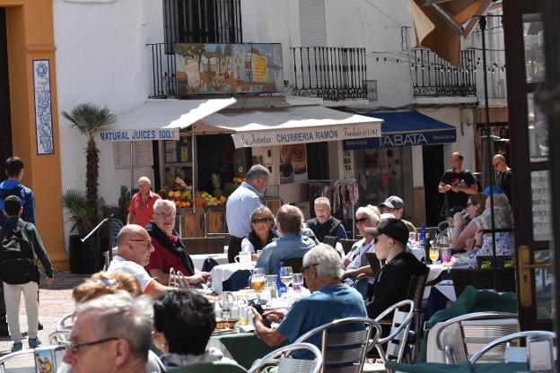Bares y restaurantes del Casco Antiguo de Marbella reconocen un aumento de las ventas en verano