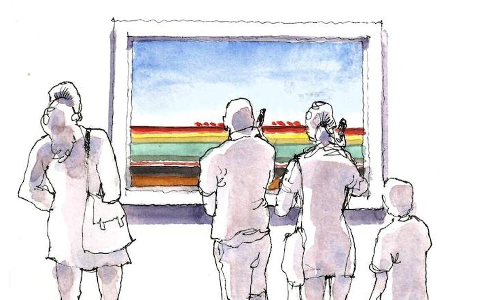 Caballería roja en la playa de Huelin