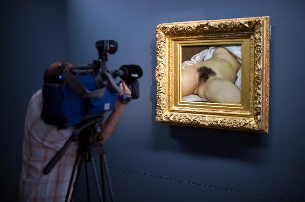 El cuadro de Gustave Courbet está expuesto en el museo de Orsay de París./Sebastien Bozon / AFP