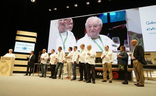 Juan Mari Arzak, premiado en los 20 años de San Sebastian Gastronomika