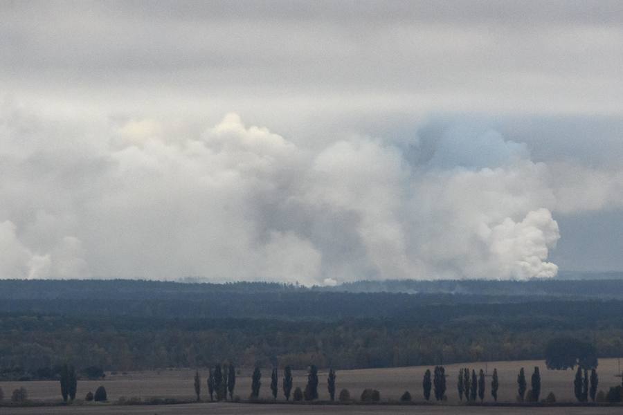 Una explosión en un arsenal militar ucraniano provoca la evacuación de 10.000 personas