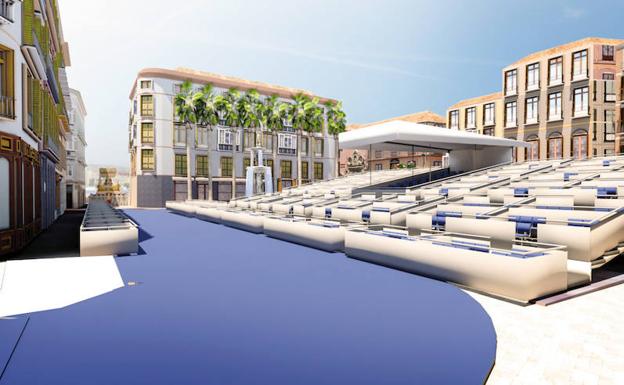 La tribuna oficial de Semana Santa quedará para protocolo y 400 abonados tendrán que dejar la calle Larios