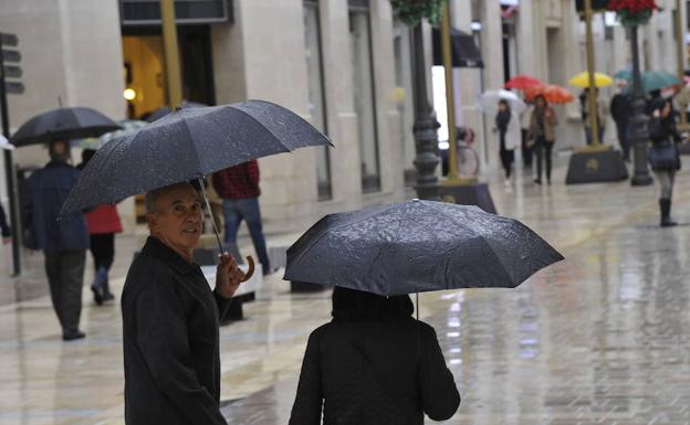 La lluvia volverá a Málaga el jueves, con aviso amarillo en la Axarquía