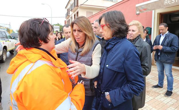 Susana Díaz, a una vecina: «Todo tiene arreglo, menos lo de José»