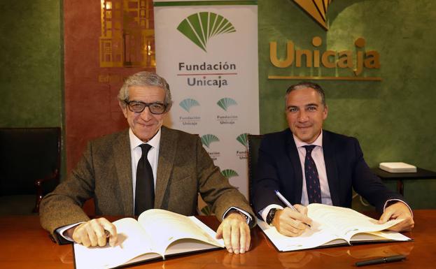 La Fundación Unicaja y Diputación renuevan su acuerdo para impulsar proyectos culturales y medioambientales