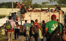 La caravana de migrantes retoma su travesía por México