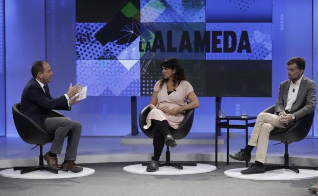 Teresa Rodríguez y Antonio Maíllo, en 'La Alameda'