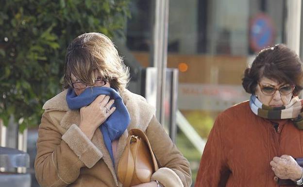 Las temperaturas seguirán en descenso, pero Aemet no prevé hoy lluvias en Málaga