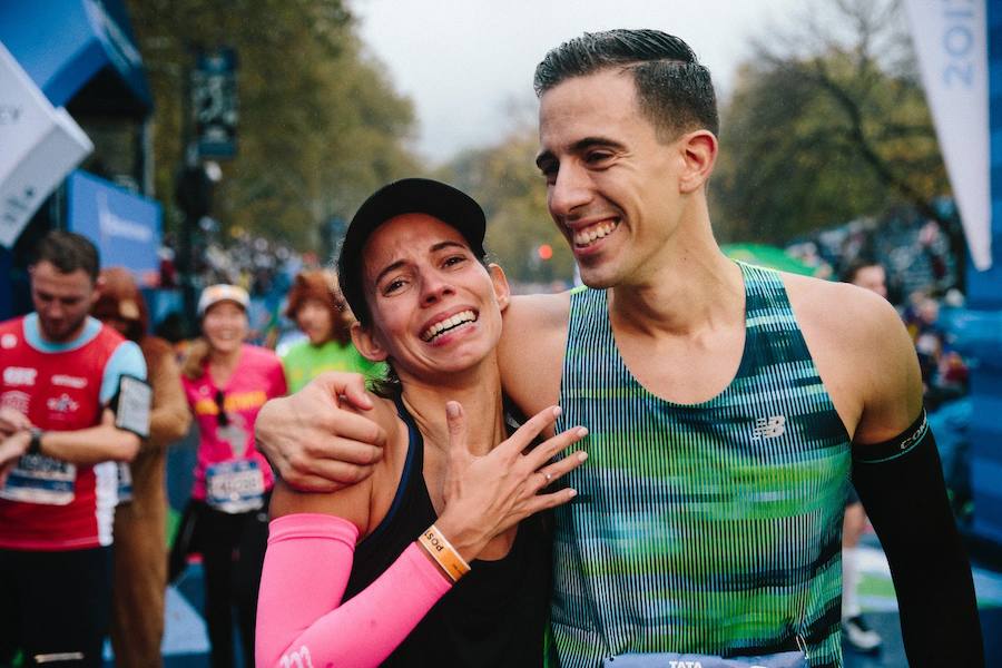 Así pidió matrimonio a su novia tras correr la Maratón de Nueva York
