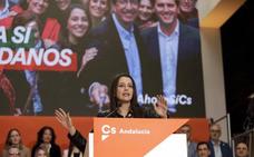 Inés Arrimadas en Málaga: «Toda España está pendiente de Andalucía»