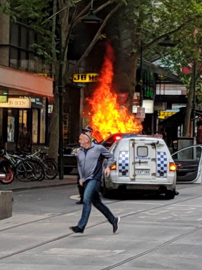 Las imágenes del atentado en Melbourne