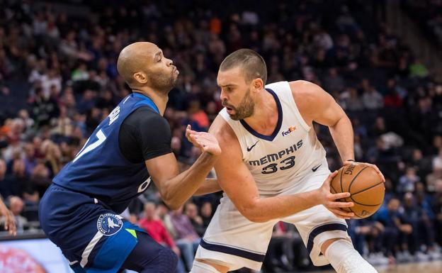 Marc Gasol arrolla con un 'doble-doble' y los Grizzlies vuelven a ganar