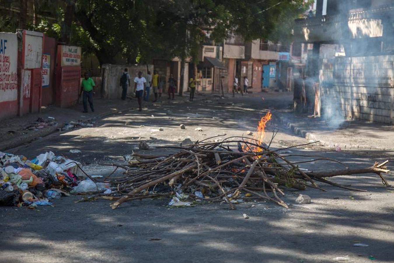 Las imágenes de la huelga general en Haití
