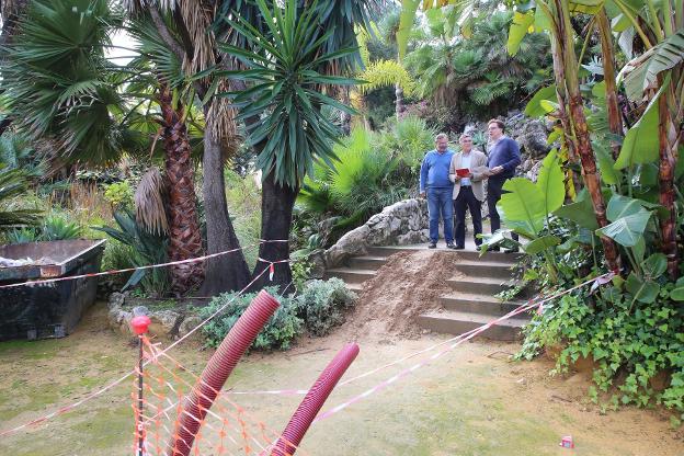 Arrancan los trabajos de recuperación del Parque de El Calvario de Marbella