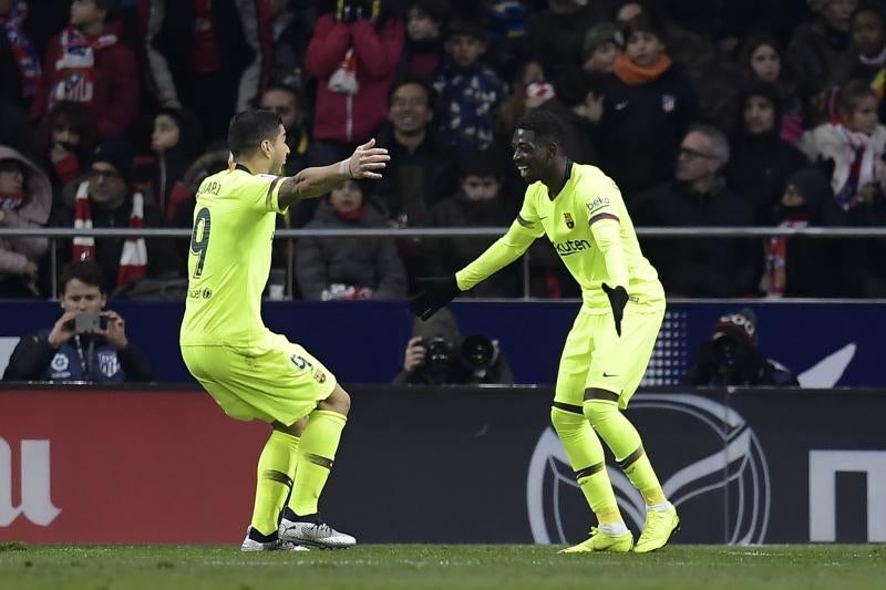 Dembélé, la cara en un Barça con dos lesionados más