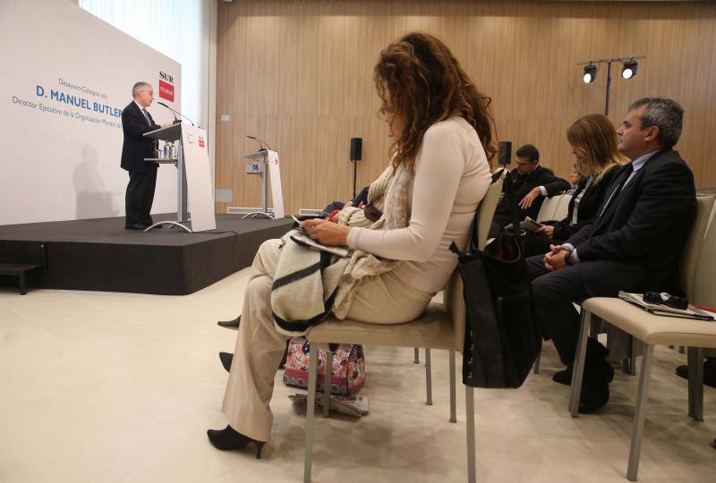 Desayuno-coloquio en Málaga con Manuel Butler, director ejecutivo de la Organización Mundial del Turismo (OMT)