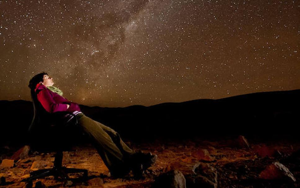 Una malagueña en el cielo de la astrofísica