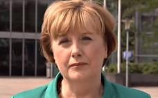 La doble de la canciller Merkel espera ansiosa su marcha de la política
