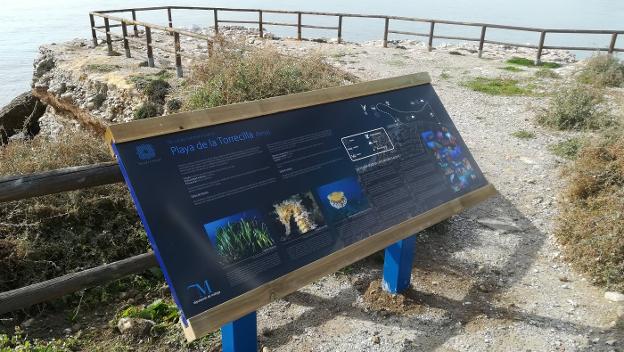 PANELES INFORMATIVOS EN LA SENDA LITORAL