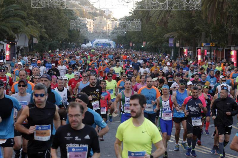 Las mejores imágenes del Maratón de Málaga 2018