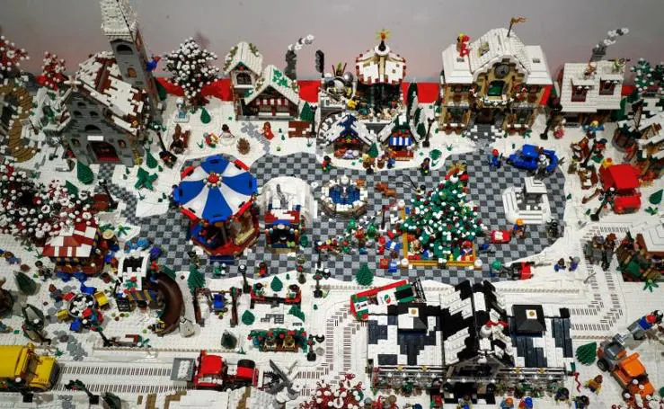 Un millón de piezas de Lego parar crear mundos en miniatura